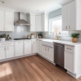 RTA Newtown Solid Wood Wall Cabinet Origami White for Kitchen, Bathroom & Laundry Storage